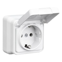 Розетка с з/к и крышкой Gunsan Misya