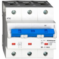 Автоматический выключатель Schrack BR573910 20кА 100А 3P х-ка C