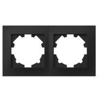 Рамка EL-BI VEGA чорна мат 2-на ( 510-014800-226 )