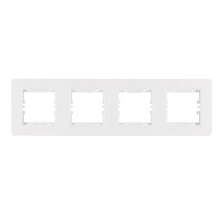 Рамка Nilson Selene белая 4-я ( 23110094 )