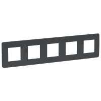 П'ятипостова рамка Schneider Electric NU201054 (антрацит)