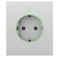 Центральная панель умной розетки Ajax 72576.162.WH CenterCover Smart для OutletCore белая (38775)