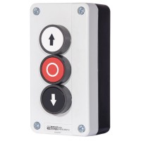 Тримісний пост керування Аско-Укрем XAL-B324 «Вгору-Стоп-Вниз» (A0140020048)