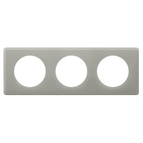 Трехпостовая рамка Legrand Celiane (066603) серый глянец