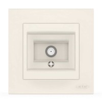 Розетка EL-BI VEGA белая TV-SAT F-разъем ( 510-010200-280 )