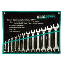 Набір рожкових ключів Whirlpower 1241-1 C12 (23624) 6-32мм (12шт. в чохлі)
