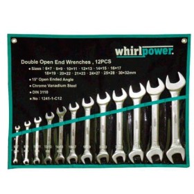 Набір рожкових ключів Whirlpower 1241-1 C12 (23624) 6-32мм (12шт. в чохлі)