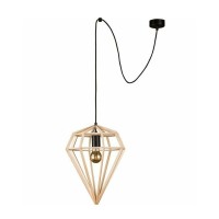 Подвесной светильник, люстра Nowodvorski 9372 WOOD DIAMOND PL Бежевый