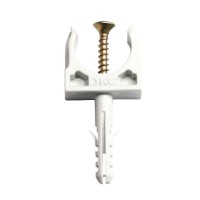 Забивний тримач із засувкою та дюбелем DKC 51316 Ø16мм