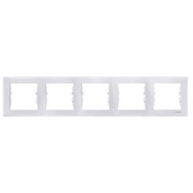 Рамка 5-местная белая Sedna