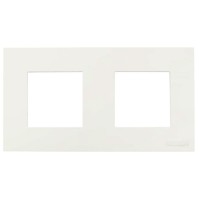 Двомісна рамка ABB Zenit 2CLA227210N1101 N2272.1 BL (білий)
