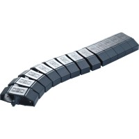 Гнучкий кабель-канал OBO Bettermann (6154930) 1000х60х20мм чорного кольору