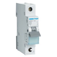 Автоматичний вимикач Hager MBS140 QC 6кА B 40A 1P