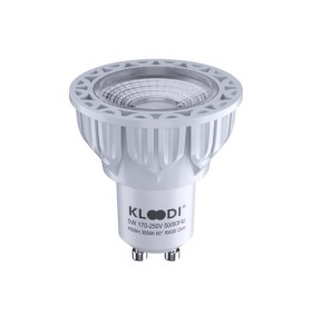 Світлодіодна лампочка Kloodi KDGU10-QL 5WCOB 3K 60D WH DIM GU10 450Lm IP20