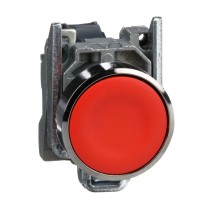 Металлическая кнопка Schneider Electric XB4BA42 Harmony XB4 красная
