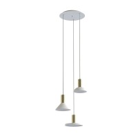 Подвесной светильник, люстра Nowodvorski 38031 Hermanos III GU10 3x10W IP20 белый