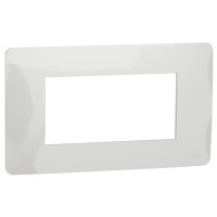 Рамка Schneider Electric NU210418 4М (белая)