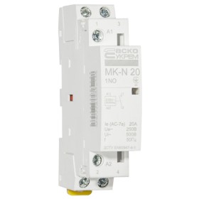 Модульный контактор Аско-Укрем MK-N 1P 20A 1NO (A0040030021)