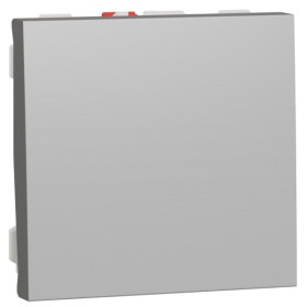 Одноклавішний вимикач Schneider Electric NU320630 (схема 1) 10А 2М (алюміній)