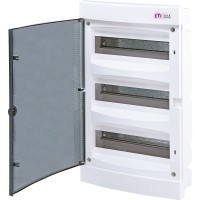 Встраиваемый щиток ETI 001101013 ECМ 36PT 36 М с прозрачной дверцей