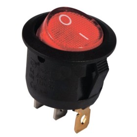 Переключатель TNSy KCD1-5-102 R/B круглый красный (TNSy5500711)