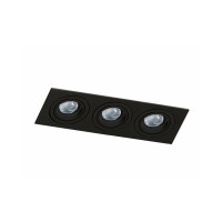 Точечный светильник Azzardo Caro 3 AZ2440(SN-6813S-BK)