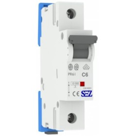Однополюсный автомат SEZ 61 C 6А (PR61C6А)