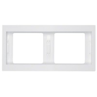 Рамка 2-местная, горизонтальная, полярная белизна Berker K.1