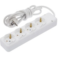 Чотиримісний подовжувач NE-AD 3018-3 з з/к 3м