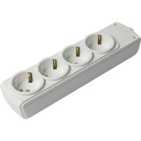 Четырехместная колодка E.Next e.t.es.4.z с заземлением (s042103)