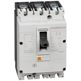 Автоматичний вимикач в литому корпусі типу Schrack MZ112431B 36кА 125А 3P