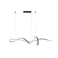 Підвісний світильник, люстра Italux PND-23523-BK Mila LED 1x40W 3000K-6000K 3700Lm IP20 чорний