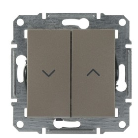 Выключатель для жалюзи без рамки бронза Asfora, EPH1300169