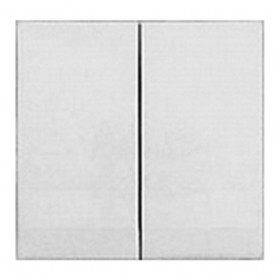 Клавіша 2-клавішного вимикача, біла, Hager, Polo.Optima