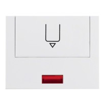 Накладка для карточного выключателя полярная белизна Berker K.1