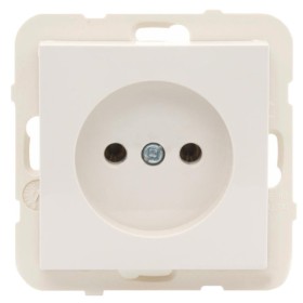 Одинарная розетка без з/к Logus 21121 TMF 16А 250В (бежевый)