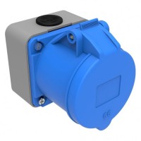 Настінний роз'єм Bemis BC1-3403-2510 220В 3х32A поліамід IP44 (6.2.1.159071)