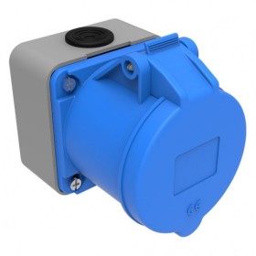 Настінний роз'єм Bemis BC1-3403-2510 220В 3х32A поліамід IP44 (6.2.1.159071)