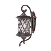 Вуличний світильник Nowodvorski 6911 Lantern E27 1x25W IP23 чорний із мідною патиною