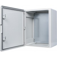 Ударостійкий корпус з АБС-пластику Аско-Укрем UBox 400x500x180мм (непрозорі дверцята)