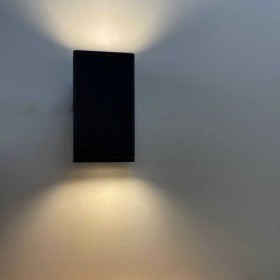 Светильник фасадный Violux ARDEN-2D 2x35Вт GU10 IP44 черный ( 500190 )