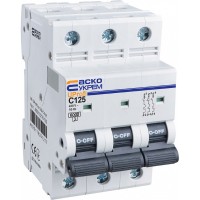Автоматический выключатель Аско-Укрем UProfi 3р 125А C 6kА (A0010210123)