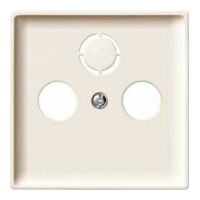 Центральная панель TV розетки антенная бежевая Merten, MTN294144