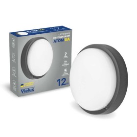 Светильник LED Violux ДББ ATOM UA 12W 5000K антрацит IP54 картон ( 253353 )