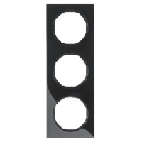 Рамка 3-місна, чорна Berker R.3