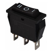 Перекидной переключатель TNSy KCD3-103 B/B черный (TNSy5500849)