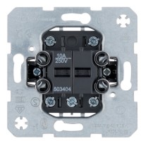 Кнопка двоклавішна групова (механізм), 4 замик. контакти, загальна вхідна клема 10АХ/250В Berker