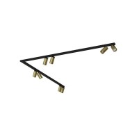 Світильник поворотний, спот Nowodvorski 7755 Mono Corner GU10 8x10W IP20 латунний