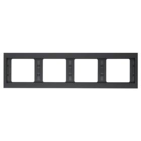 Рамка 4-местная, горизонтальная, антрацит Berker K.1