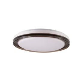 Люстра с пультом, светодиодный потолочный светильник Goldlux 331861 Halina LED 1x48W 3000K/4000K/6000K 5300Lm IP44 черная